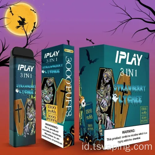 Cairan Penyemprot Puff 3000 Puffs Vape sekali pakai